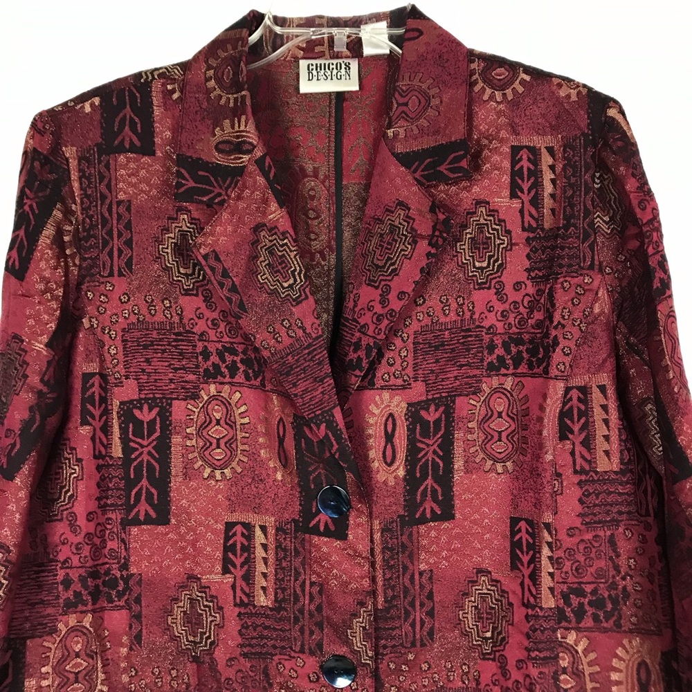 CHICO’S DESIGN Duster Jacket Size 1.      207 - Picture 3 of 6